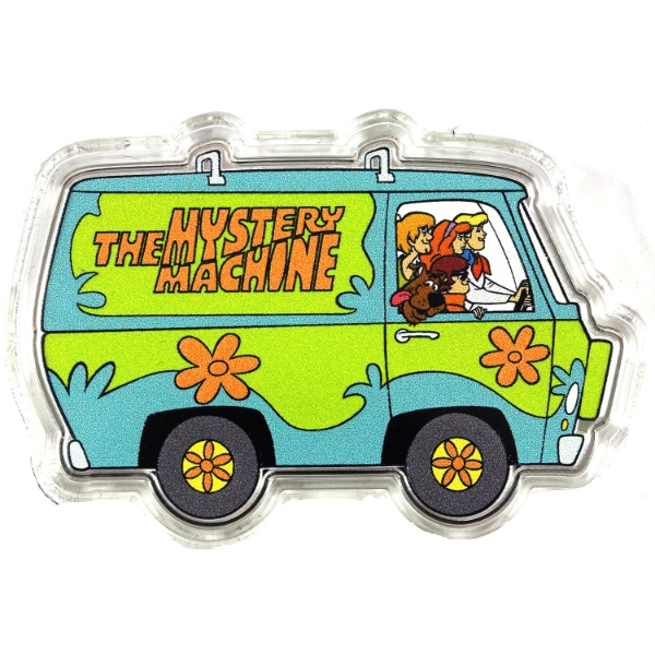 Niue Silver 2023 $2 Scooby Doo - The Mystery Machine .999 Fine Silver Shaped Coin (Tax Exempt)