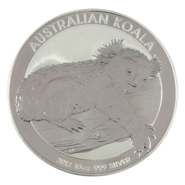 10oz Australia 2012 $10 Koala .999 Fine Silver Round (Tax Exempt)