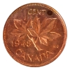 Image 2 : 1-cent 1948 A to Large Denticle ICCS MS65 Red