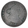 Image 2 : USA 1806 Draped Bust Half Dollar Very Good (Light Corrosion)