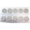 Image 1 : 10x 1oz 2015 $5 Birds of Prey - Red-Tailed Hawk .9999 Fine Silver Coins in Mint Sealed Sheet. 10pcs
