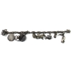 Image 1 : Sterling Silver Charm Bracelet, Variety of Charms with 5x from Famous Silversmith Georg Jensen!