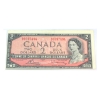 Image 3 : ERROR BC-38c-E25a-i 1954 $2 Cut Off Size Error BCS VF35 Original Bouey-Rasminsky SN: G/G0397494