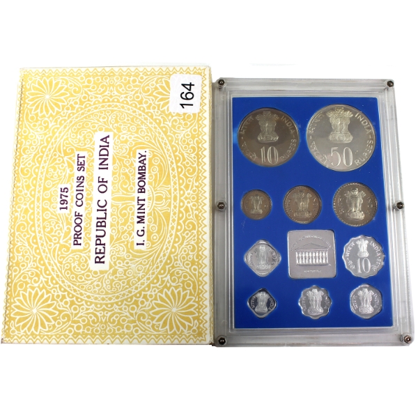 India 1975 11-Coin Proof Set
