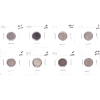 Image 1 : 5-cent 1912-1919 Collection in 8-Pocket Sheet VG to VF-EF. 8pcs.