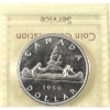 Image 2 : Silver $1 1959 ICCS PL65 Cameo