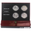 Image 1 : 2005 50-cent Toronto Maple Leafs Hockey Legends 4-Coin Sterling Silver Set