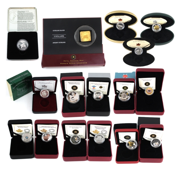 1999-2020 Mixed Denomination Bulk Collection of Coins. 16pcs. 