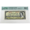 Image 1 : BC-41b 1954 $20 MILLION SN: G/W4000000  PMG CUNC64 EPQ Beattie-Rasminsky 