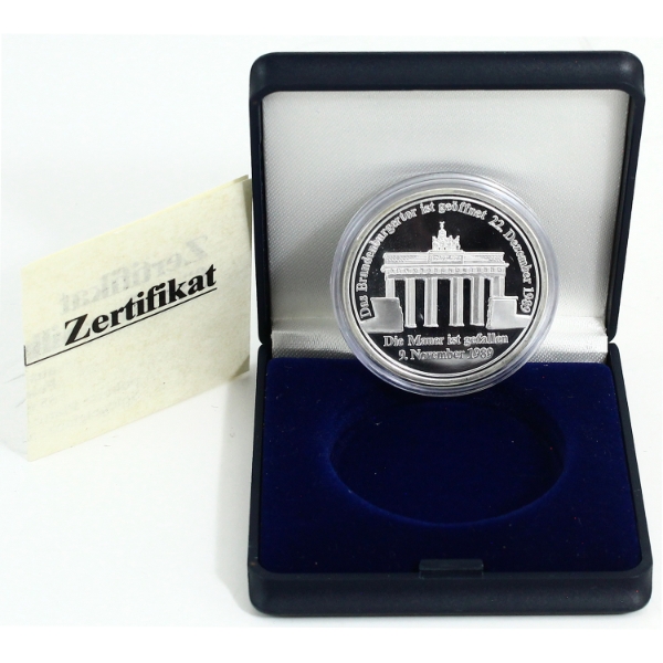 Germany 1989 Commemorating the Fall of the Berlin Wall 1/2oz .999 Silver Proof (Tax Exempt)