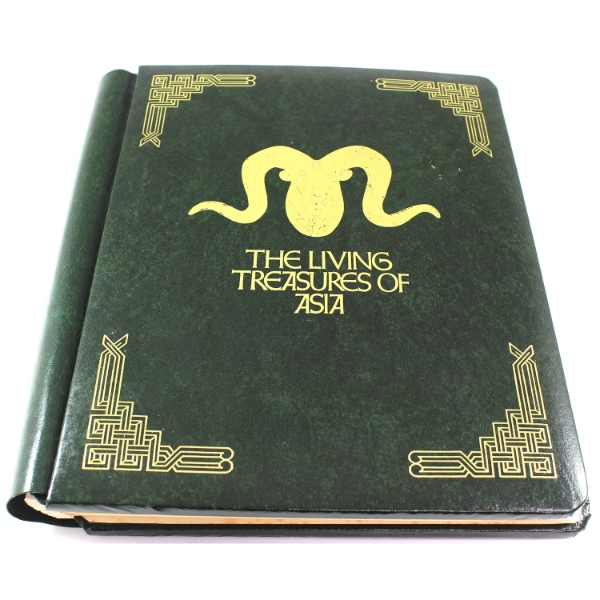 Mongolia 'The Living Treasures of Asia' 23k Gold Stamp Collection