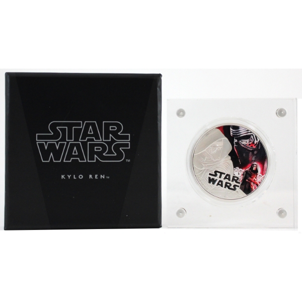 Niue 2016 $2 Star Wars: The Force Awakens - Kylo Ren 1oz Fine Silver Coin (Tax Exempt)