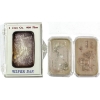 Image 1 : 3x 1oz Assorted Refiners Vintage Christmas Unbranded .999 Silver Art Bars. 3pcs. (Tax Exempt)