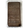 Image 1 : 10oz Johnson Matthey .999 Fine Silver Bar in Sealed Mint Plastic (Tax Exempt)