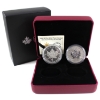 Image 1 : 2018 $5 30th Anniversary of the SML 2-coin 1oz .9999 Fine Silver Set (Tax Exempt)