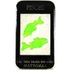 Image 1 : 1oz National Refiners Zodiac Series-Pisces .999+ Fine Silver Bar with Beautiful Coloured Enameling!