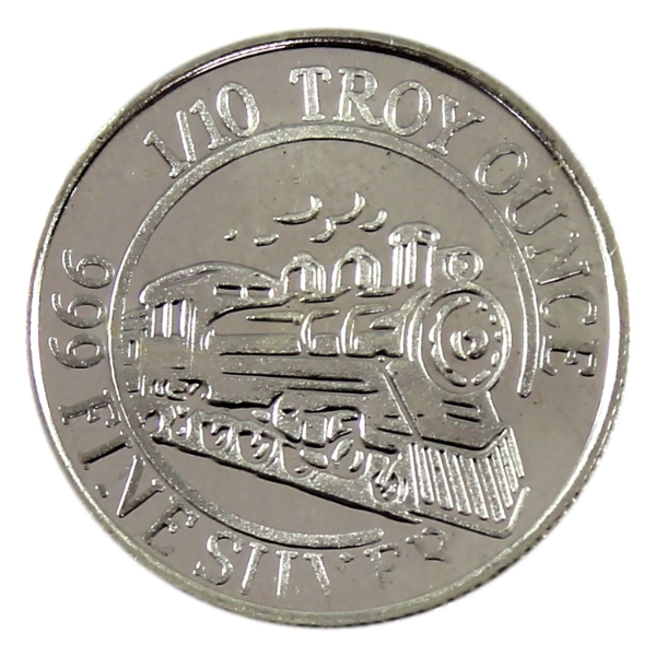 1/10oz Monarch Precious Metals .999 Fine Silver Round (Tax Exempt)