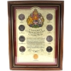 Image 1 : Canadian Commemorative Collection 9-Coin Set in Wooden Frame
