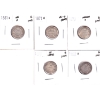 Image 1 : Group Lot of 10-cent 1870-1891 G to VG-F. 5pcs.