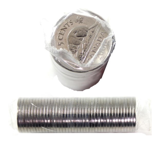 Roll 5-cent 2000P Test Original Roll of 40pcs