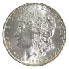 Image 2 : USA Silver 1896 Morgan Dollar UNC+ 