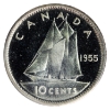 Image 2 : 10-cent 1955 ICCS PL67 UHC
