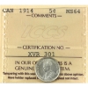 Image 1 : 5-cent 1914 ICCS MS64
