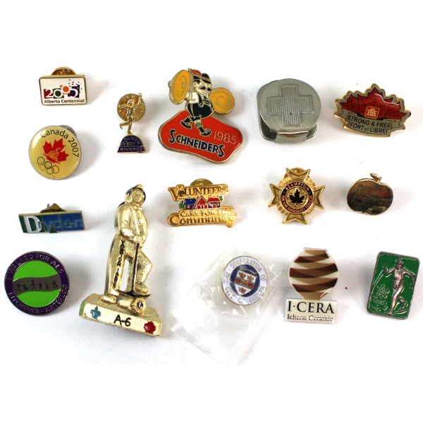 Lot of 15x Assorted Pins. 15pcs.