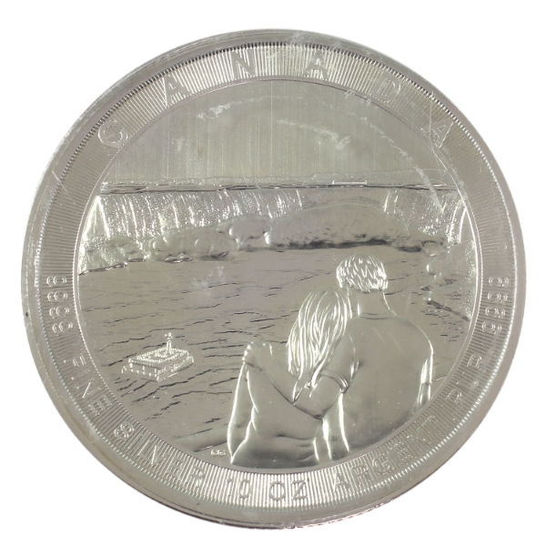 10oz 2017 $50 Canada the Great- Niagara Falls .9999 Fine Silver Coin (Tax Exempt)
