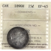 Image 1 : 25-cent 1890H ICCS EF45