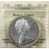 Image 1 : Silver $1 1967 ICCS SP66 HC