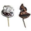 Image 1 : 2x Miscellaneous Pins from Latvia. 2pcs