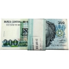 Image 1 : Brazil 1990 Pick #225 200 Cruzeiros Uncirculated Bundle of Banknotes. 89pcs.