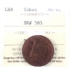 Image 1 : BR-585 Jos. Leroux Token ICCS MS62