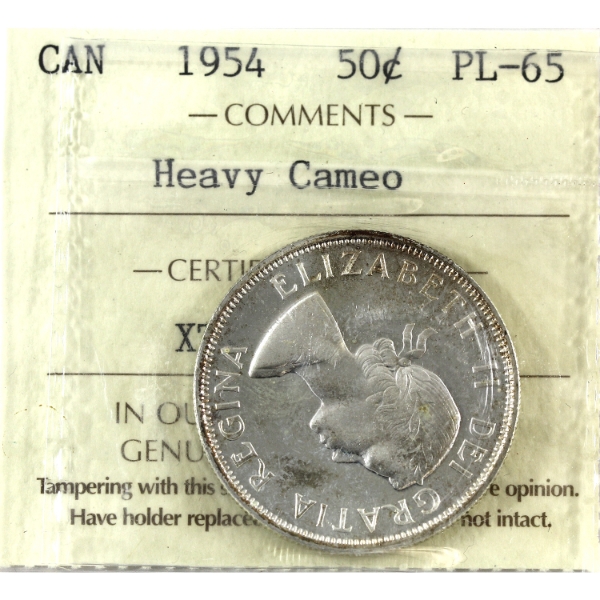 50-cent 1954 ICCS PL65 HC 