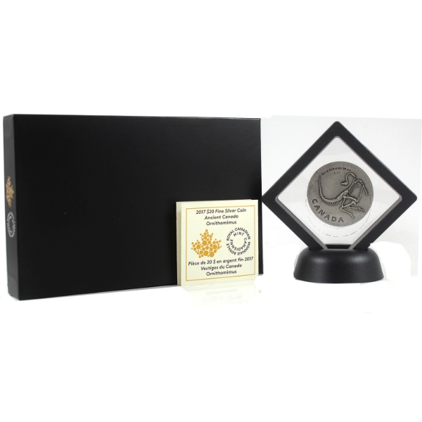 2017 $20 Ancient Canada - Ornithomimus 1oz .9999 Fine Silver (Tax Exempt) 