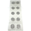 Image 1 : 10x 1oz 2008 $5 Olympic Commemorative SML .9999 Fine Silver in Sealed Sheet. 10pcs 