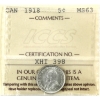 Image 1 : 5-cent 1918 ICCS MS63