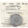Image 1 : ERROR 25-cent 1999 September Mule NBU ICCS MS66 