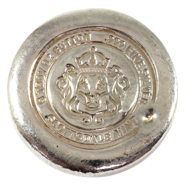 5oz Scottsdale Mint .999 Fine Silver Button (Tax Exempt)