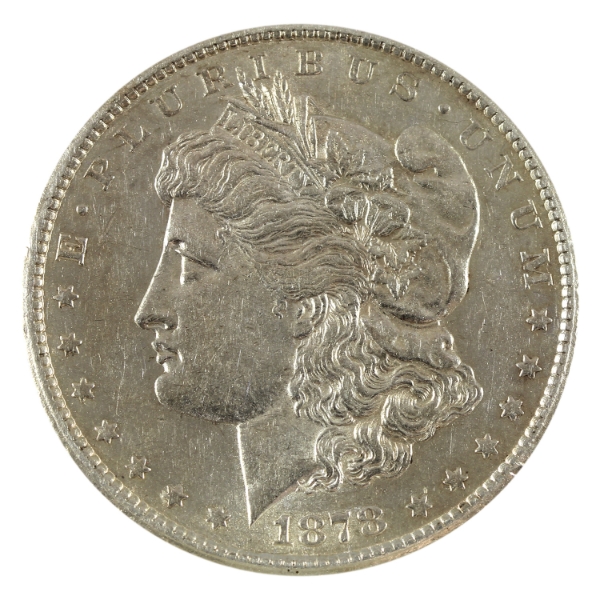 USA Silver 1878-CC Morgan Dollar EF-AU