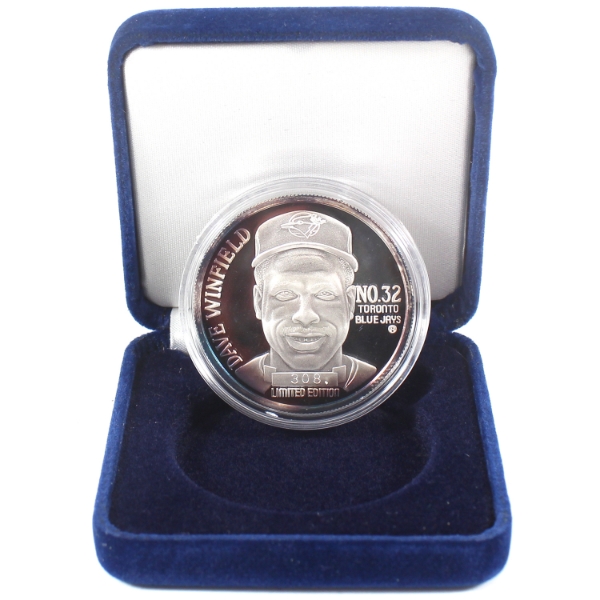1oz MLB 1992 Dave Winfield - Oldest Player to Have Over 100 RBIs .999 Fine Silver Round