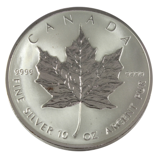 10oz 1998 $50 SML .9999 Fine Silver Round (Tax Exempt)