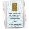 Image 2 : 1g Gold Credit Suisse 1982 .9999 Fine Vintage Gold Bar, Still Sealed! (Tax Exempt)