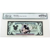 Image 1 : 1991 $1 Mickey: Disney Castle Back Disney Dollar Legacy GEM UNC65 PPQ SN:D00126221A