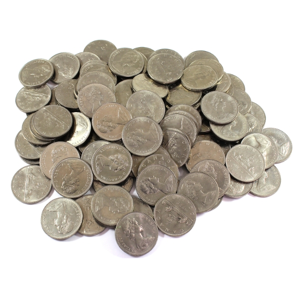 100x Nickel $1 1969. 100pcs.