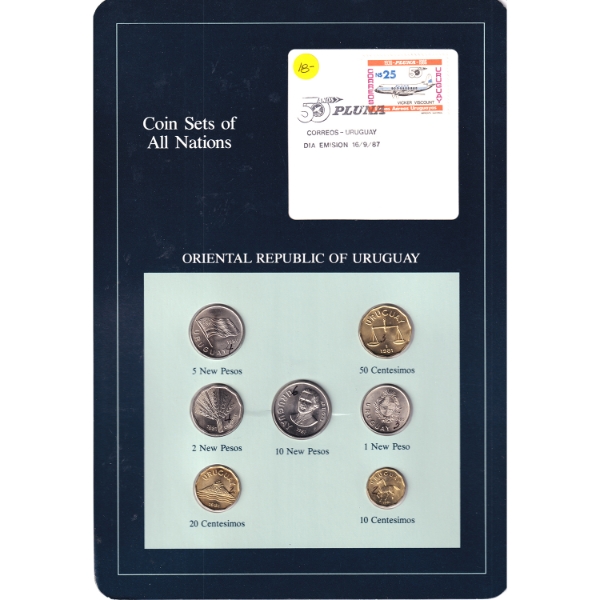Coin Sets of All Nations Frame Boards. 4pcs.