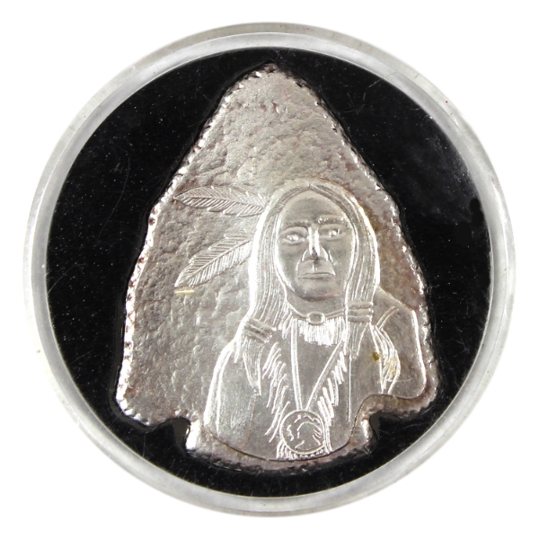 1oz SilverTowne Arrowhead .999 Fine Silver Shaped Bar (Tax Exempt)
