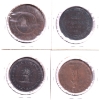 Image 2 : Lot of 4x Different Great Britain 1811 & 1812 Condor Tokens. 4pcs