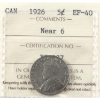 Image 1 : 5-cent 1926 Near 6 ICCS EF40
